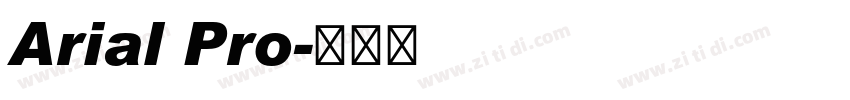 Arial Pro字体转换